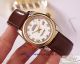 Rolex Fake Datjust 36mm Watch - White Dial Brown Leather Strap (4)_th.jpg